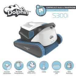 Odkurzacz automatyczny do basenu DOLPHIN S 300i z aplikacją na smartfona dg water