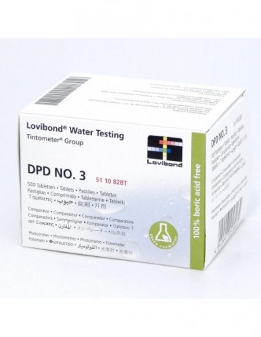 Tabletki DPD 3 do pomiaru Chloru Całkowitego  Lovibond 500 szt. dg water