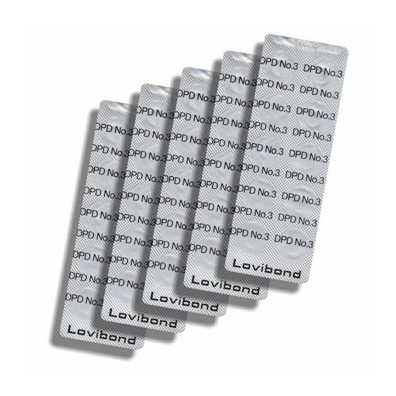 Tabletki DPD 3 do pomiaru Chloru Całkowitego  Lovibond 500 szt.